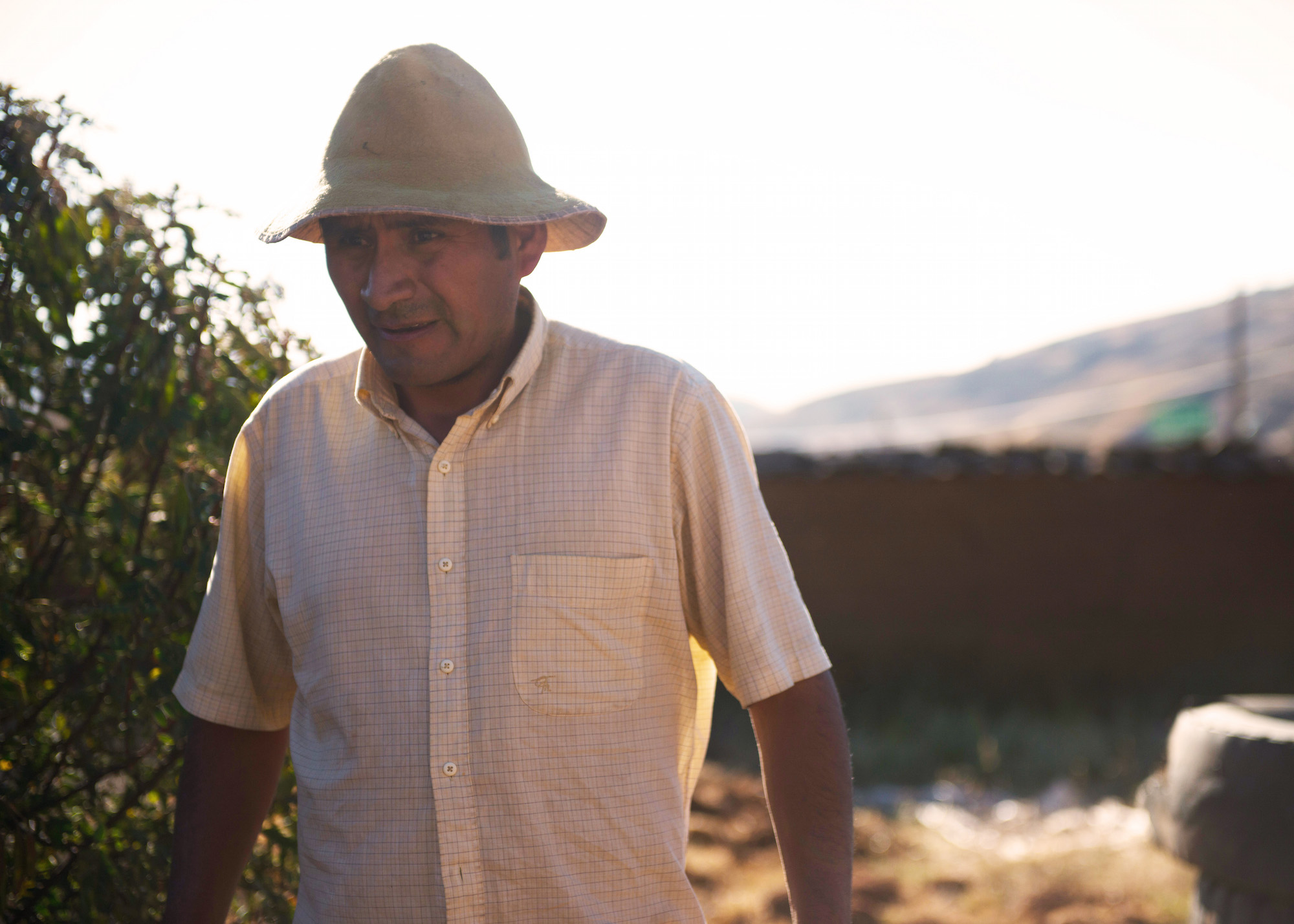 Amador at his parents' home